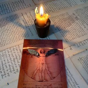 Vintage English sterling silver obscura wing cufflinks